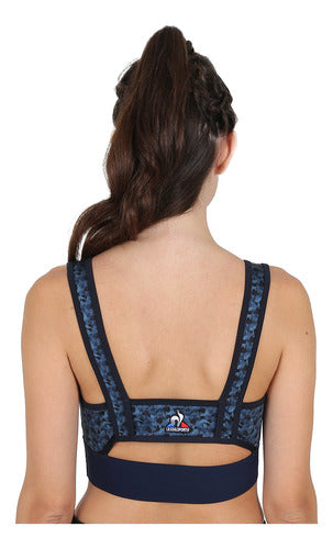 Le Coq Sportif Top Entrenamiento Brassiere N3 Mujer En Azul 2