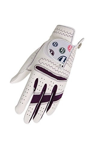 HJ Glove Guantes De Golf Purple Daisy, Pequeños, Mano Izquie 0