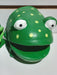 Hand Puppet Frog Thick Rubber Garden Toy Green 1