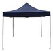 Foldable Blue Camping Gazebo 3x3 Easy Setup 0