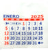 200 Mignon Calendars 5x5 cm 2025 - Devoto 2