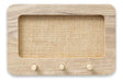 Wooden Key Holder - #01 Mini Belgium - 23 cm x 15 cm 0