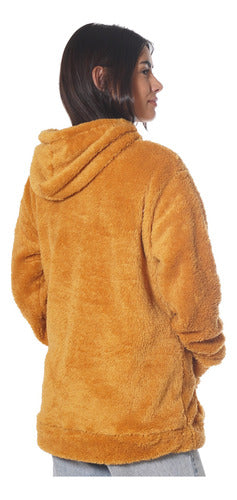 Plush Kangaroo Bicolor Hoodie for Women Warm Hoodie H16 26
