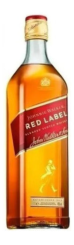 Whisky Johnnie Walker Red Label 1000ml Gift Box with 2 Glasses 2