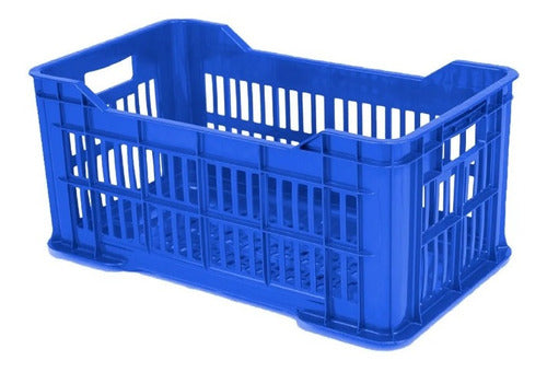 Reinforced Plastic Crate Color (Virgin Plastic) Pack of 6 Units With Shipping Included 3