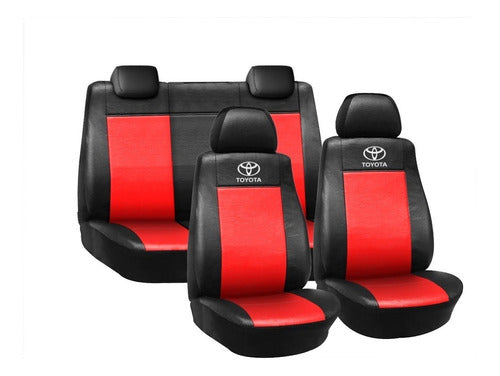 SSP Eco Leather Seat Cover Set for Toyota Hilux 5