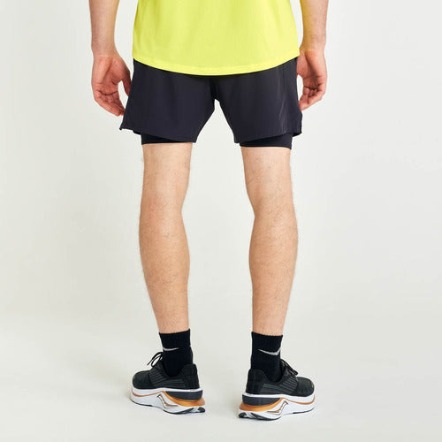 Saucony Short Hombre Outpace 2-in-1 Black 3