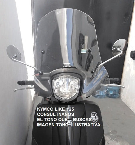 CURTAIN Parabrisas Curtain Kymco Like 125 34cm Fume Humo Dompa Motos 1