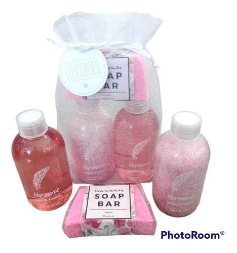 Relax Gift Pack for Women - Rose Aroma Bath Kit Spa Set Zen N56 13