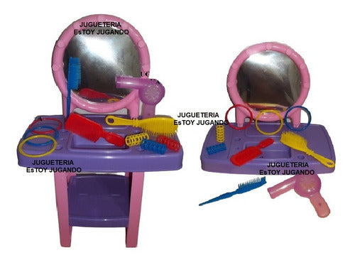 Toy Dresser Salon Set + Complete Accessories 1st Infancy 4
