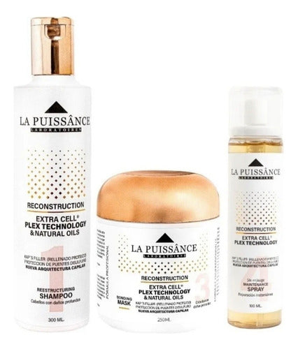 La Puissance Extra Cell Plex Kit Shampoo Mask Spray 0