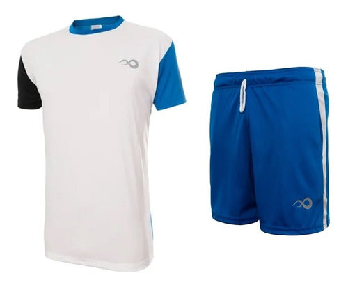 Kadur Men's Sports T-Shirt and Shorts Set for Padel, Tennis, Running, Gym 0