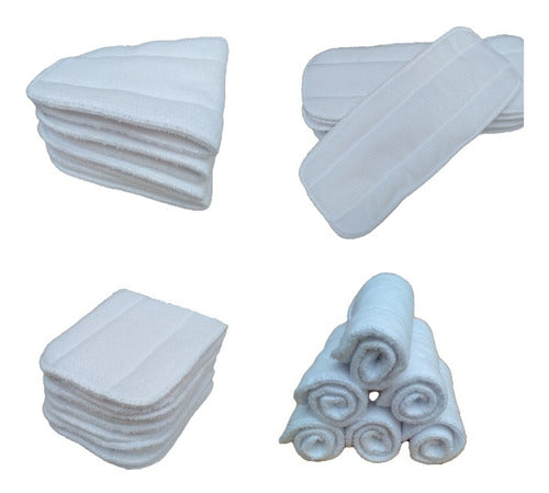 Clover - Pack X 4 Insertos Absorbentes Pañales De Tela Reutilizables 3