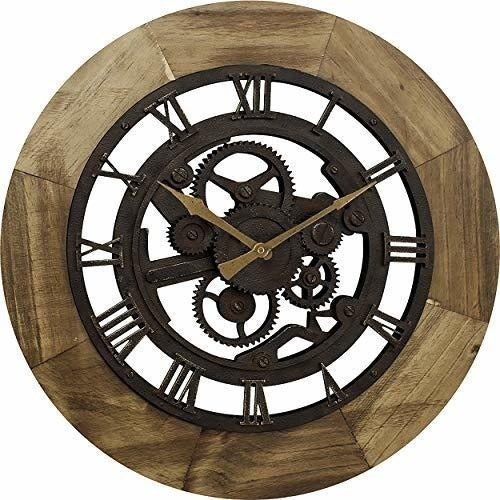 Firstime Y Co 00237 - Reloj De Pared Color Marron 0