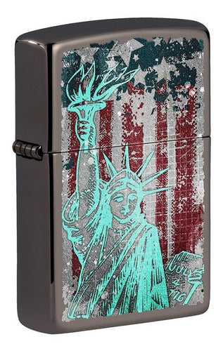 Zippo Statue Of Liberty Design Original Warranty 29021 0