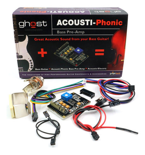 Ghost Acousti-Phonic Kit De Preamplificador Para Bajo PE-034 0