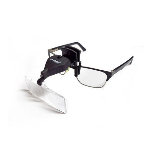 Galileo Glasses Frame Magnifying Loupe with Light and Multiple Magnifications 1