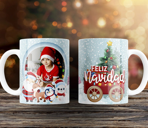 Christmas Mug Templates Designs With Photo Sublimation Pack #TN12 2