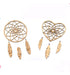 Baires Corte Laser Dreamcatchers with Feathers Fibrofácil Cutouts 10cm x 30 Units 0