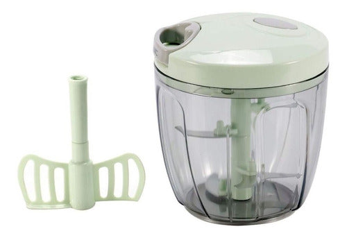 Manual Chopper Vegetable Cutter Pull Chopper 0