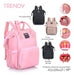 Trendy Maternal Backpack Bag for Bottles Diapers Baby 1