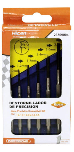 Hicen Precision Screwdriver Set 6pcs 0