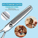 Sumcoo Professional Pet Grooming Scissors + Comb Set - 4 Pieces Inox 2