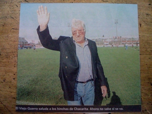 Recorte Chacarita El Viejo Guerra Director Técnico 0