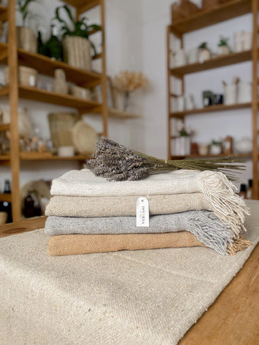 Inversa Deco Rustic Table Runner Eco-Friendly Wool Handcrafted Offer 2