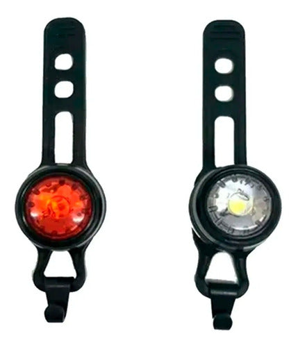 Fire Bird Rechargeable USB Front and Rear Light Kit 0