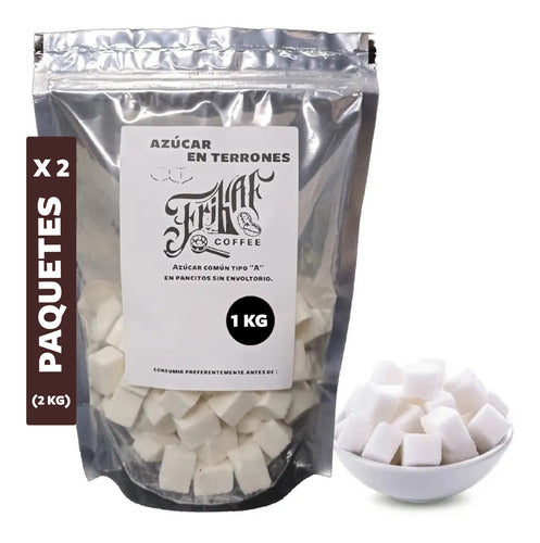 Frikaf Pack X 2 Sugar Cubes Doy Pack X 1 Kg 0