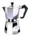 Volturno Classic 6-Cup Moka Coffee Maker with 2 Flashy Luminarc Jars 6