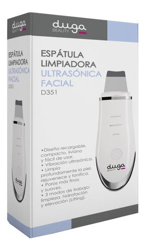 Duga Ultrasonic Rechargeable Facial Spatula Peeling 0