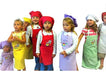 Chefskin Pink Chef Set with Adjustable White Apron and Hat 2