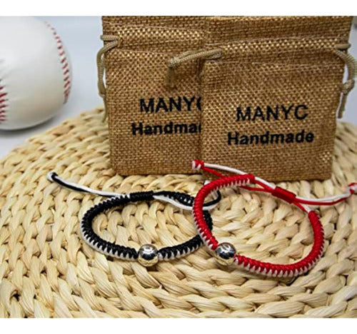 Handmade Braided Bracelets Baseball Gifts For Boys 6