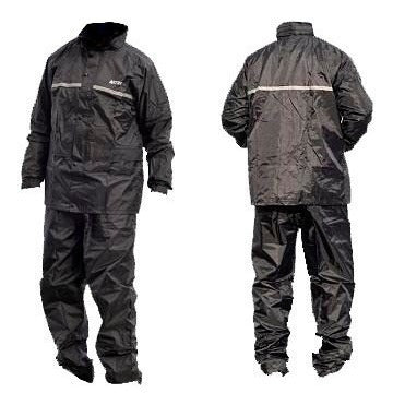 Generic Reflective Rain Suit for Motorcycle Rider with XXL Bag 0