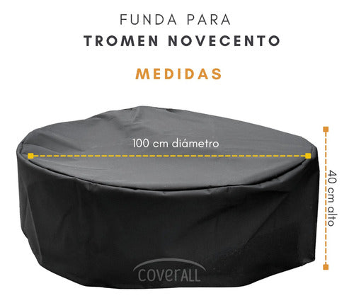 Funda Cubre Tromen Fogon Novecento Lona Pesada - Impermeable 1