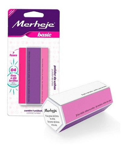 Merheje Basic Nail Buffer 7 Functions 1