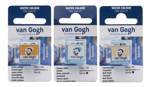 Set of 3 Loose Watercolor Pans Van Gogh - Series 1 0