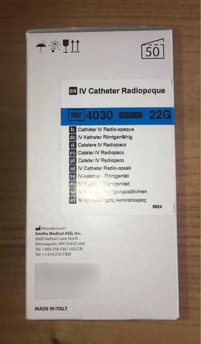 Jelco Catheter Plus 22g, 50 Units 1