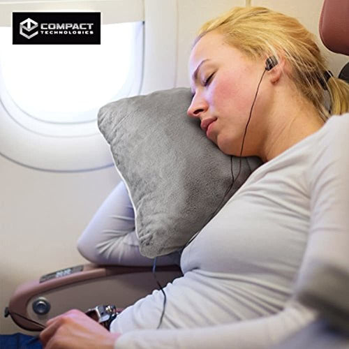 KASVER URUGUAY Memory Foam Travel Pillow with Ultra Soft Fabric 1