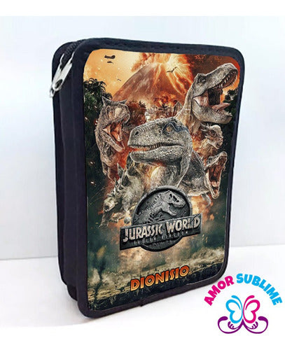 Amor Sublime Dinosaur Pencil Case 2 Levels 1