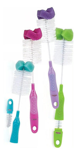 Nuby 2-in-1 Bottle and Nipple Brush 2