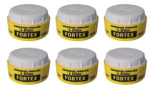 Fortex Pack X 6 Colas Vinílica Carpintero A20 X 125g 0