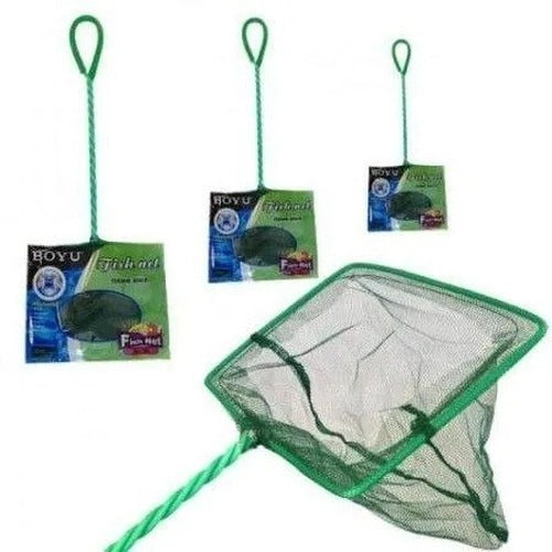 Rede Fish Net Boyu No 6 Fn8 20cm Para Aquário - 20cm 0