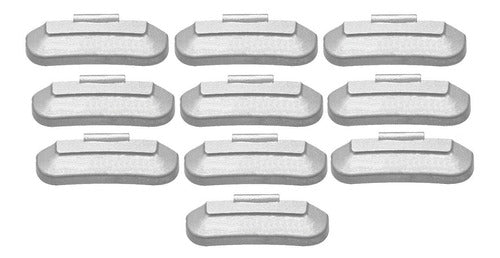 DUNA Neumáticos 10 Wheel Weights for Balancing Cars / Trucks 50 Grams 1