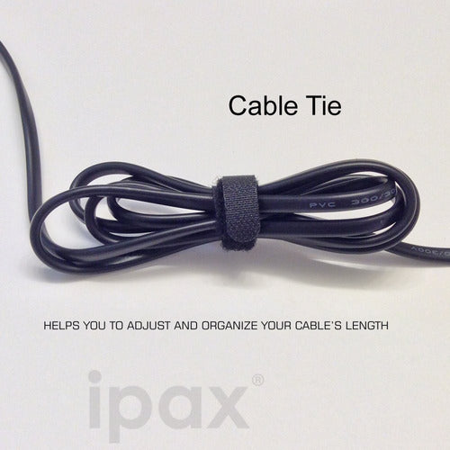 Ipax 10ft Long Two Prong Adaptador De Corriente Ca Cable 3