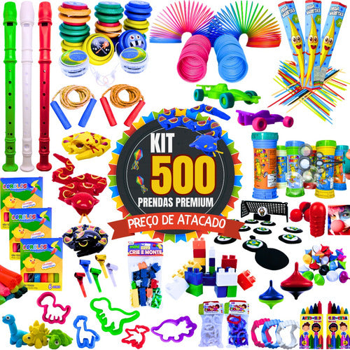 Kit 500 Prenda Festa Junina Brinquedos Doação Brinde Criança 0