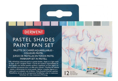 Acuarelas Pastel Paint Pan Set Derwent X 12 0