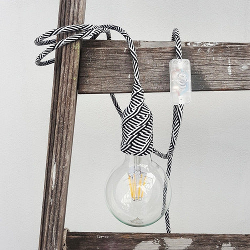 TexKabel Portable Textile Lamp with Cable - Includes Light Bulb! 5